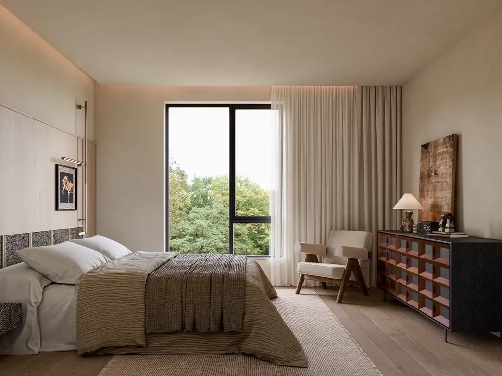 Natural Wood Interior Rendering 01, interior view 17