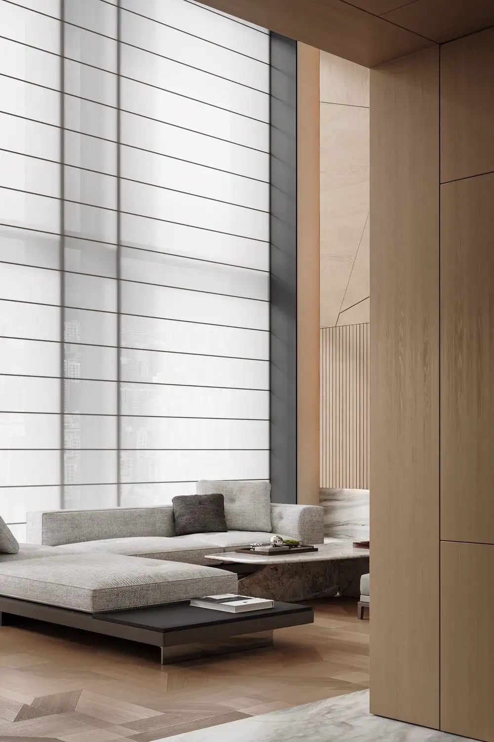 Natural Wood Full-home Rendering 01, interior view 4