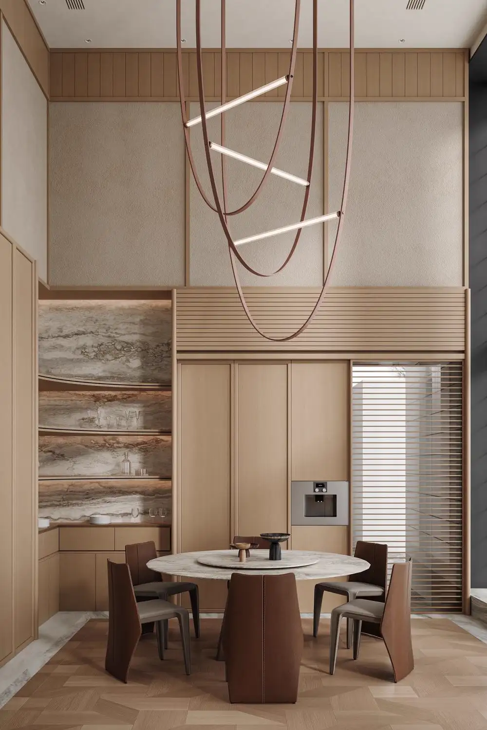 Natural Wood Full-home Rendering 01, interior view 9