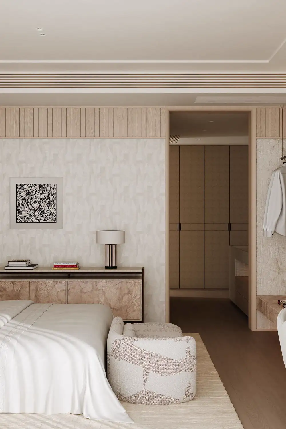 Natural Wood Full-home Rendering 01, interior view 14