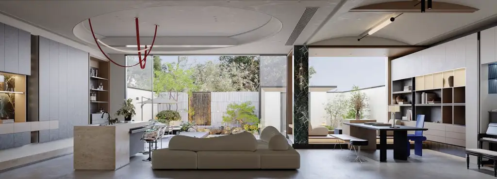 Full-home Interior Rendering 02, interior view 7
