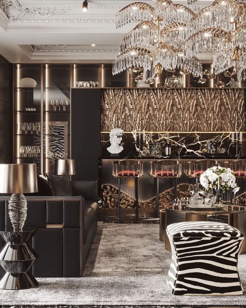 French Classic Full-home Rendering 01, interior view 6