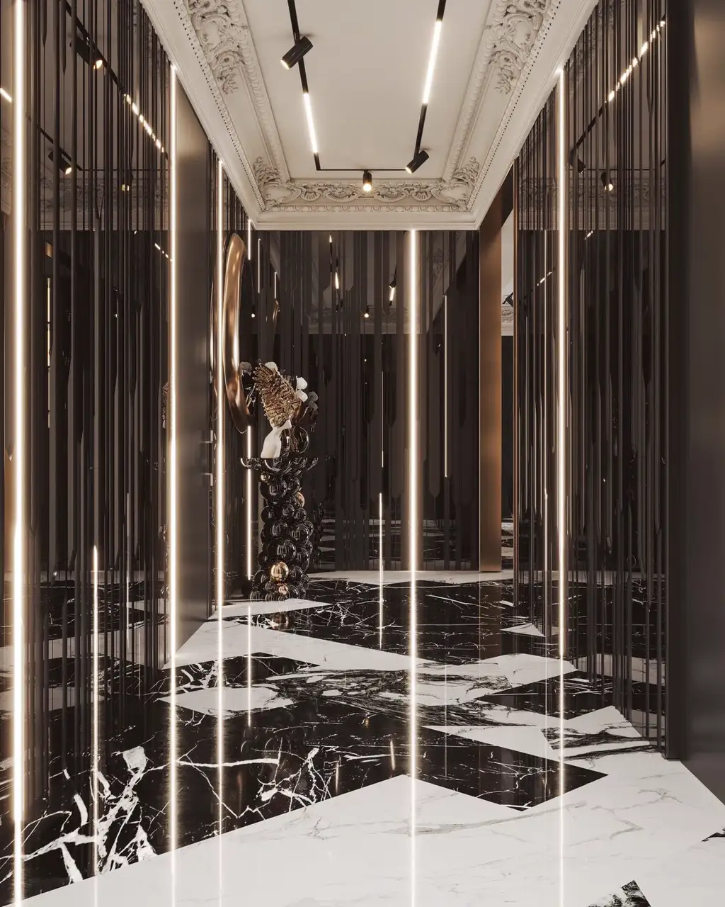 French Classic Full-home Rendering 01, interior view 8
