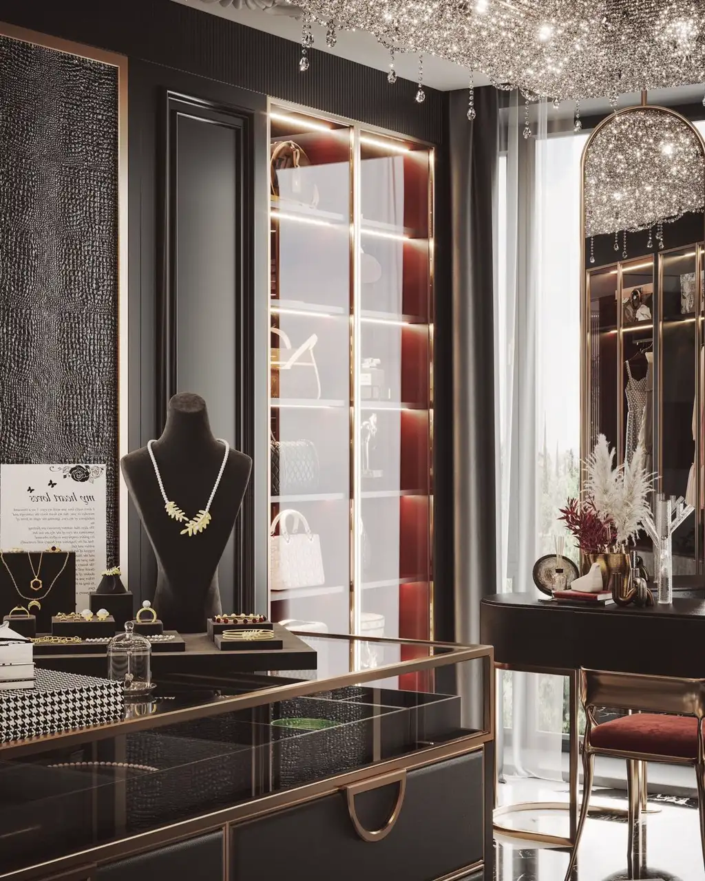 French Classic Full-home Rendering 01, interior view 13