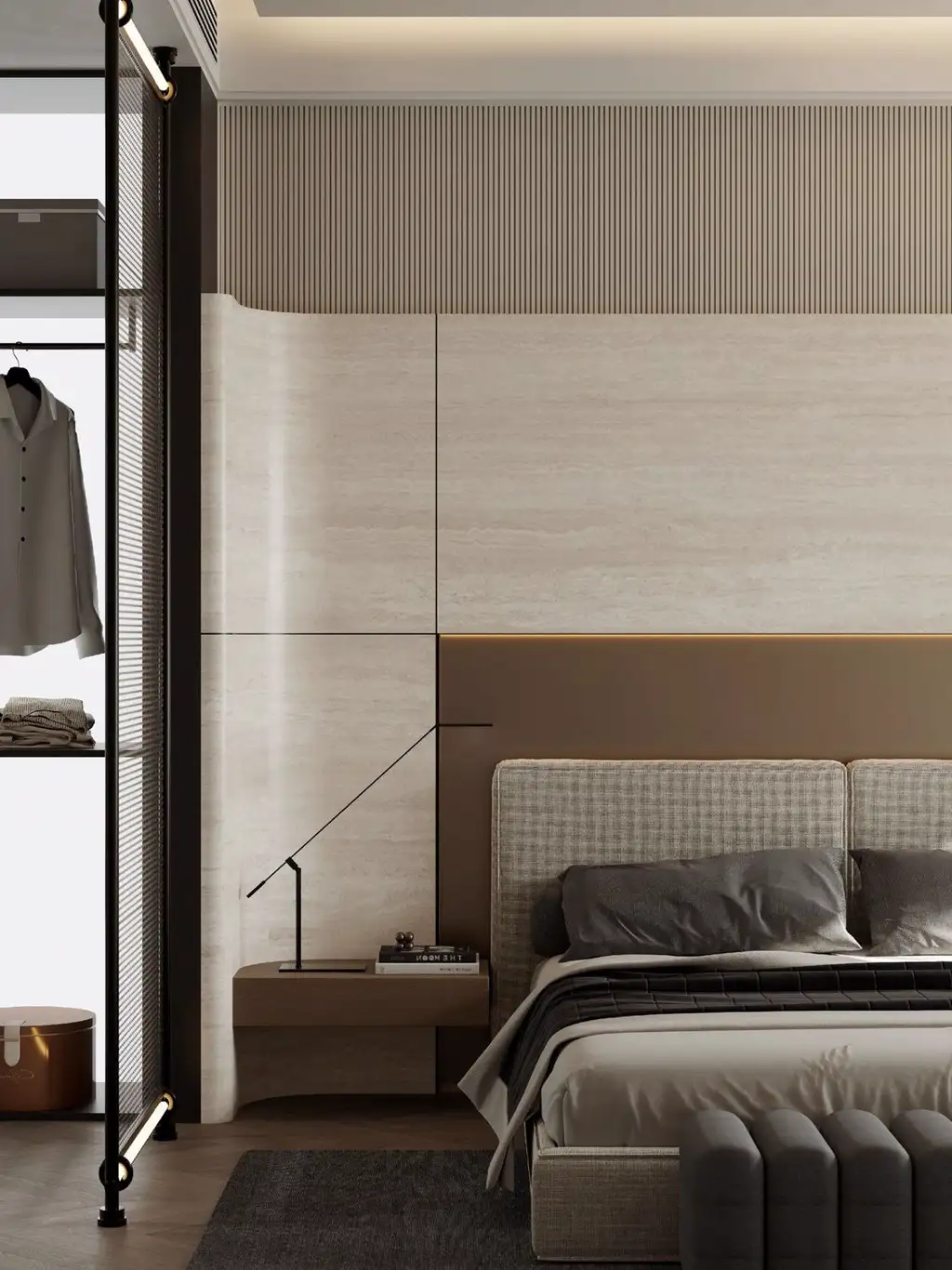 Double-height Villa Rendering 02, interior view 17