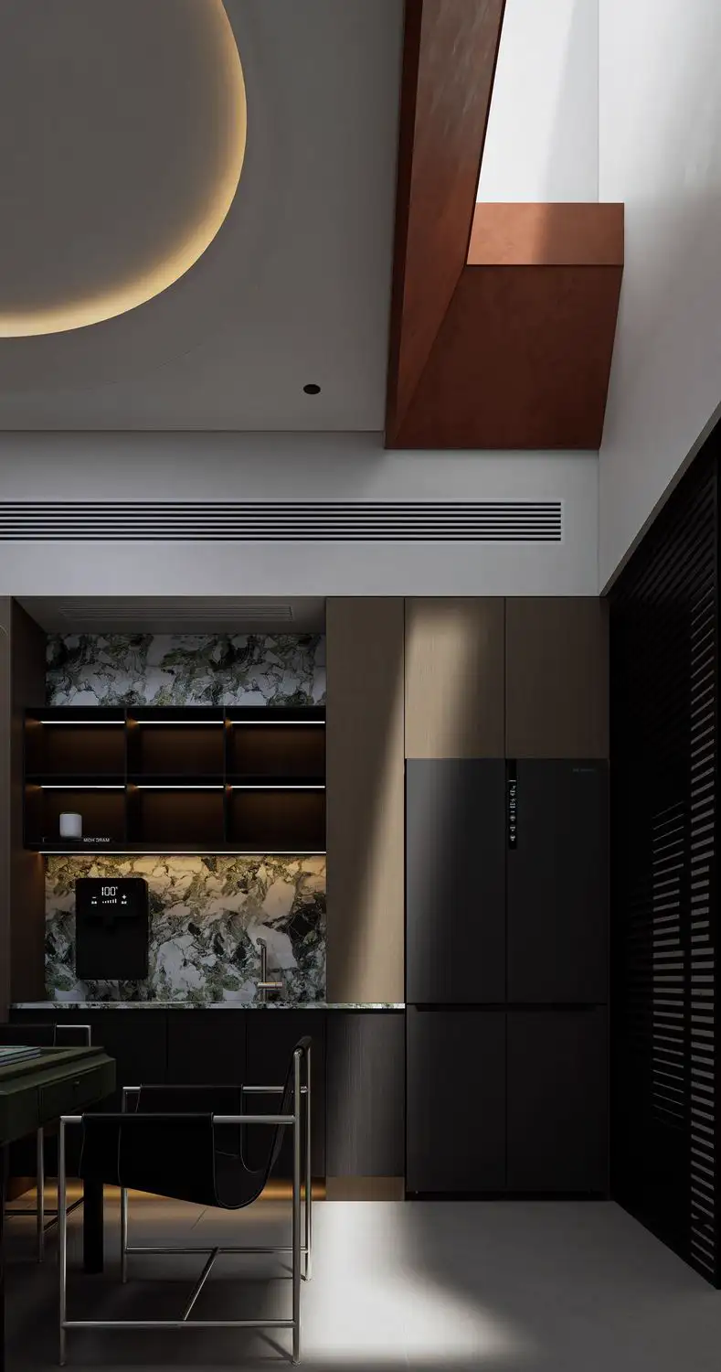 Italian Minimal Interior Rendering 01, interior view 4