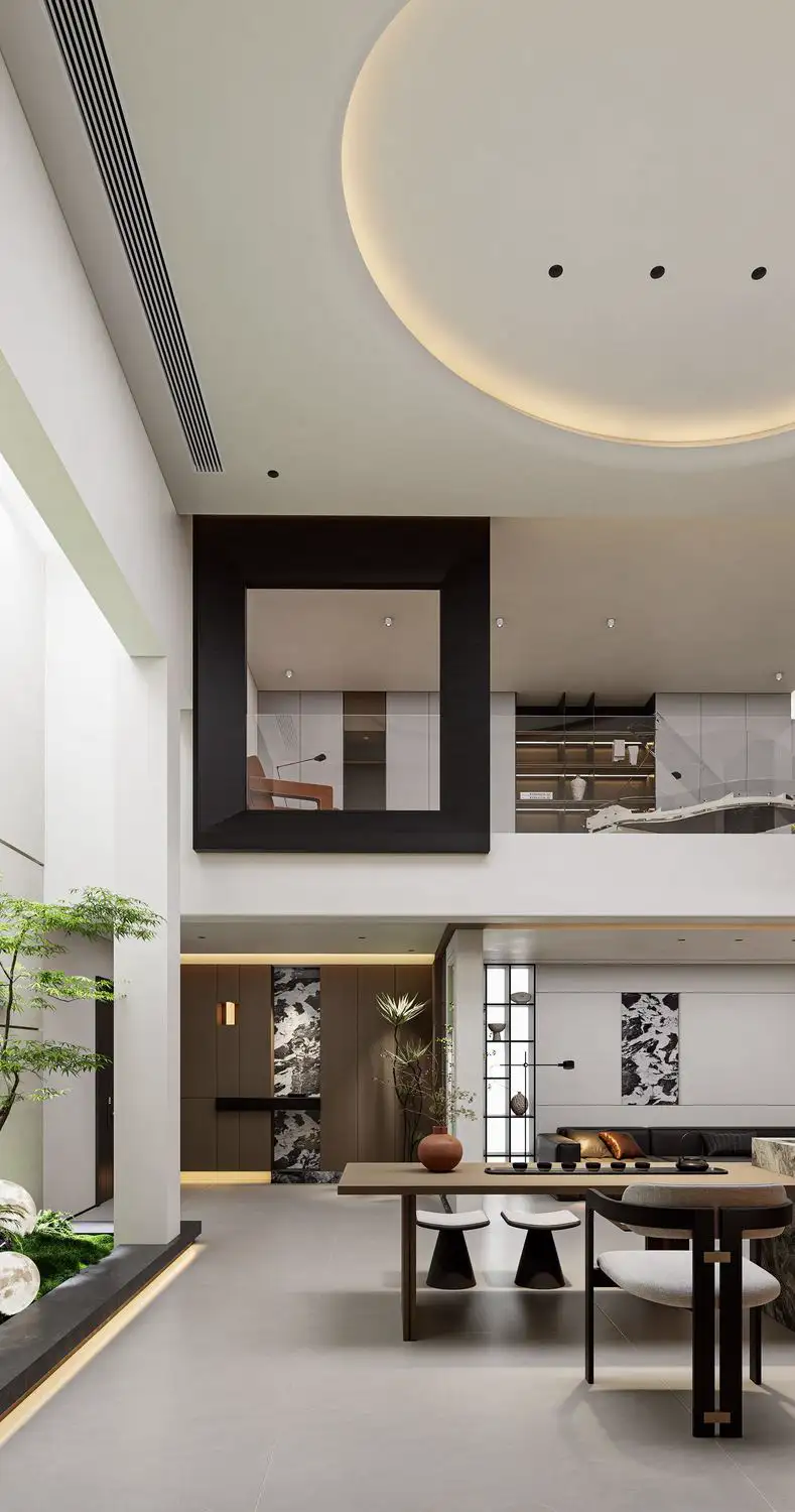 Italian Minimal Interior Rendering 01, interior view 7