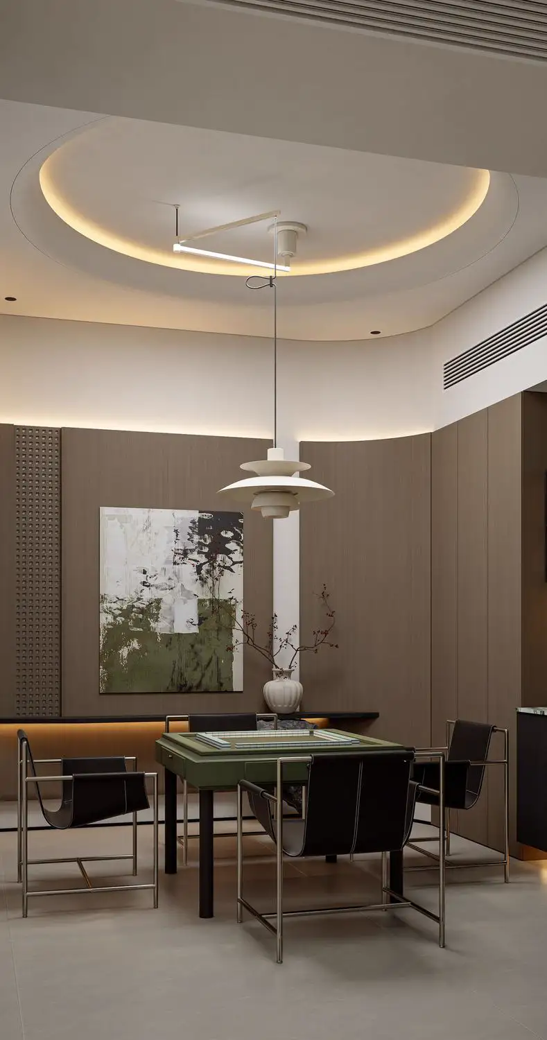 Italian Minimal Interior Rendering 01, interior view 10
