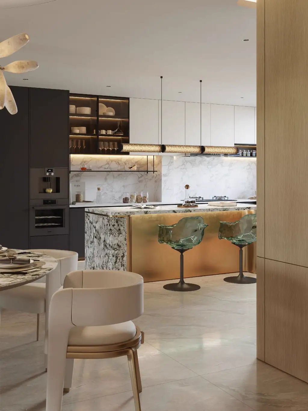 Light Luxury Interior Rendering 01, interior view 11